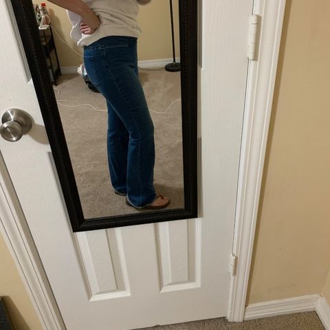 Wash Wrap High Rise Stretchy Flare Jeans