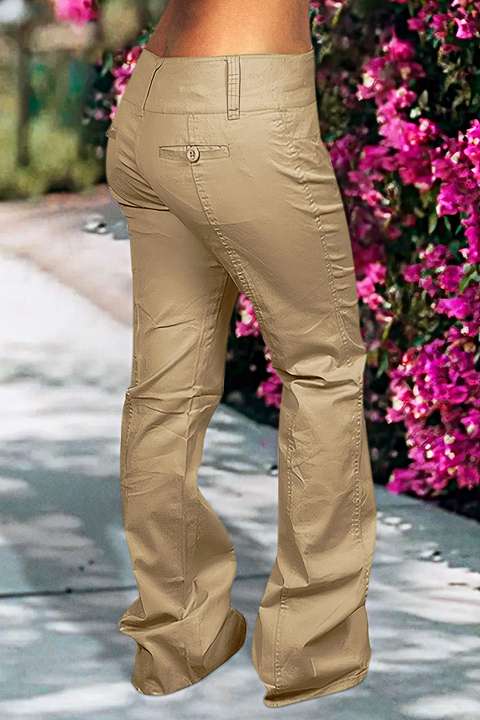 Pantalones de talle online bajo