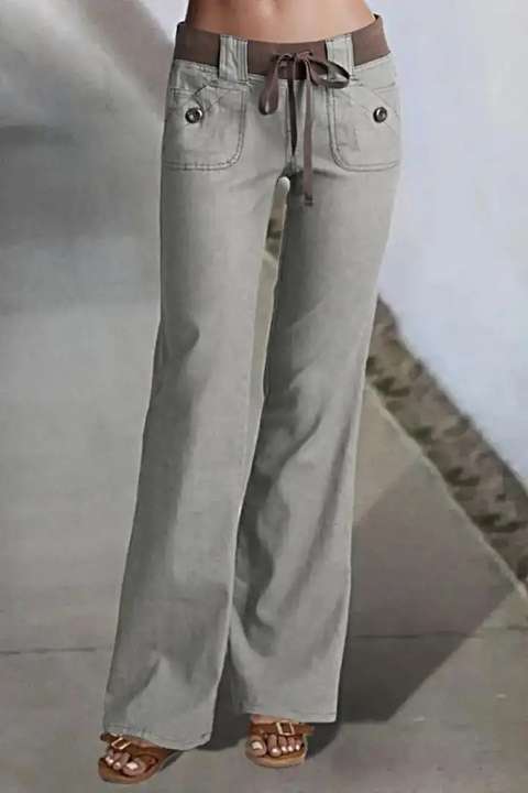 90s Vintage Slant Pocket Mid Waist Bootcut Jeans