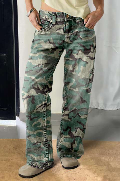 Pantalon Fille Imprimé Flamants Roses – Taille 5-6 Ans – Xina – Occasion