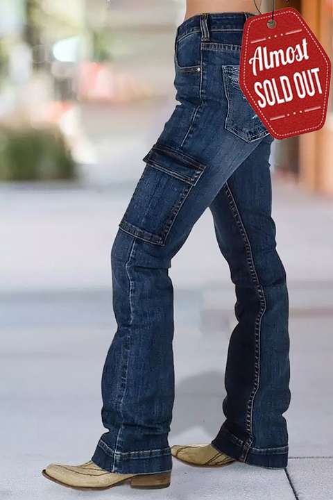 パンツ SWAGGER back embroidery denim パンツ SWAGGER back