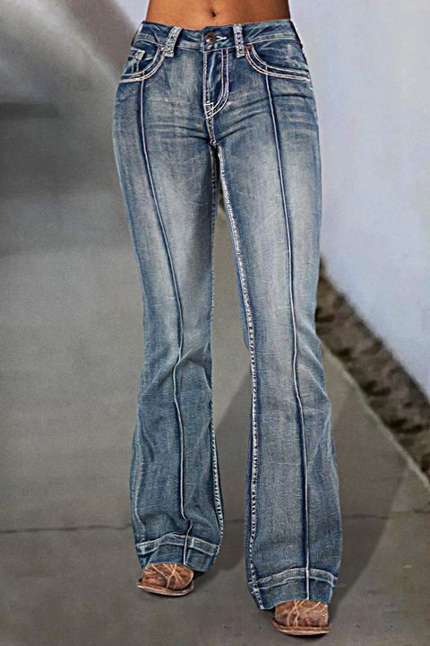 Flamingo Vintage Low Waist Bootcut Jeans