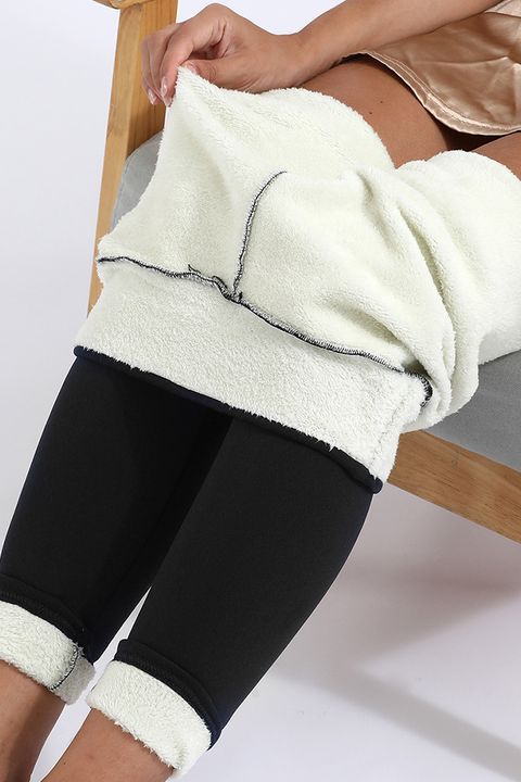 Solid Thermal Lined High Waist Leggings gallery 1
