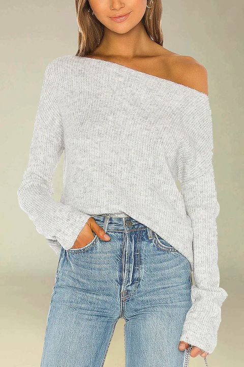 Knit Boat Neck Sweater gallery 1