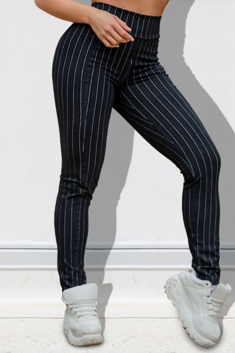 Striped High Waisted Leggings