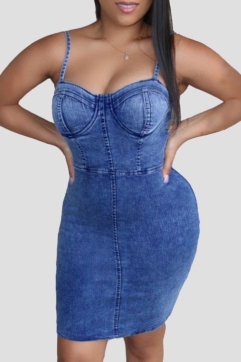 Solid Form Fitting Cami Dress gallery 1