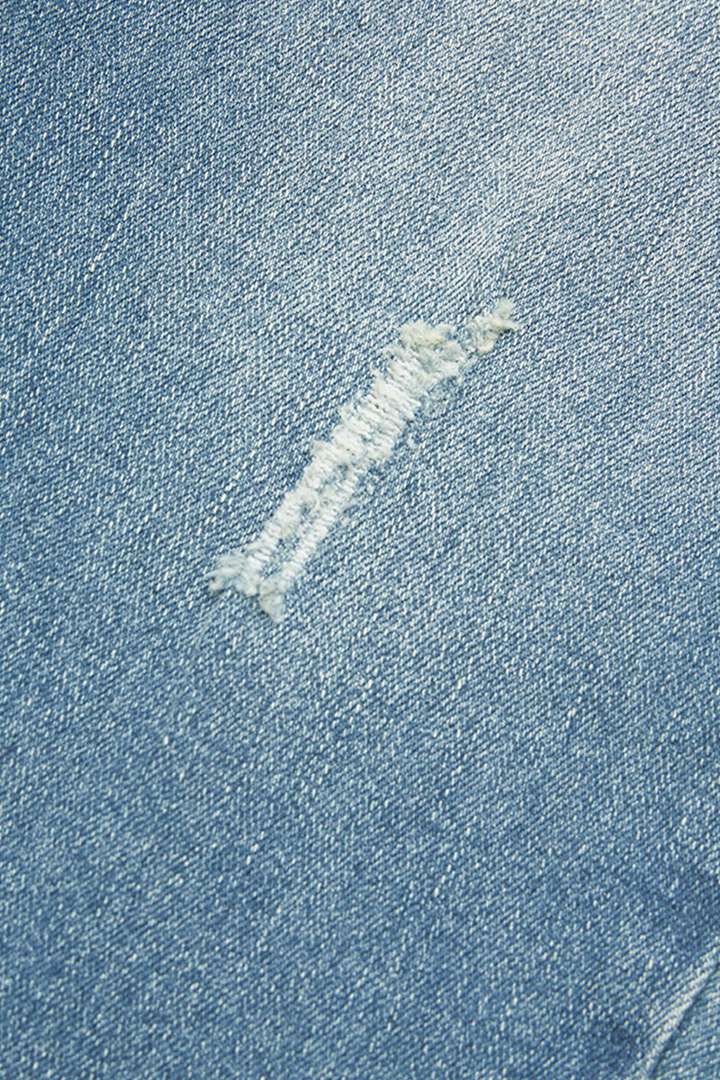 Izplēstas pogas, šauras Capri Jeans galerija 14