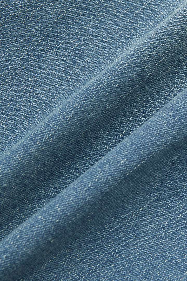 Mid Rise Capri Skinny Jeans Button Down Jeans Gallery 16