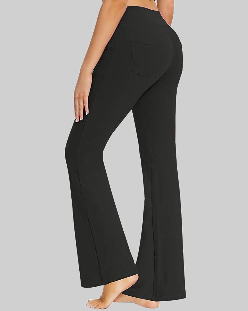 High Waist Pocket Detail Flare Sports Pants gallery 1