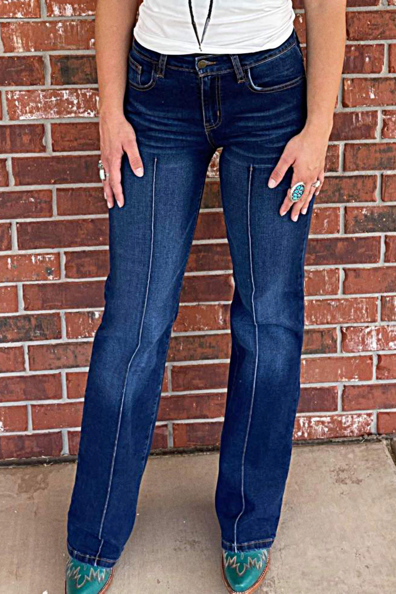 Vintage Mid Waist Bootcut Jeans Flamingo Shop