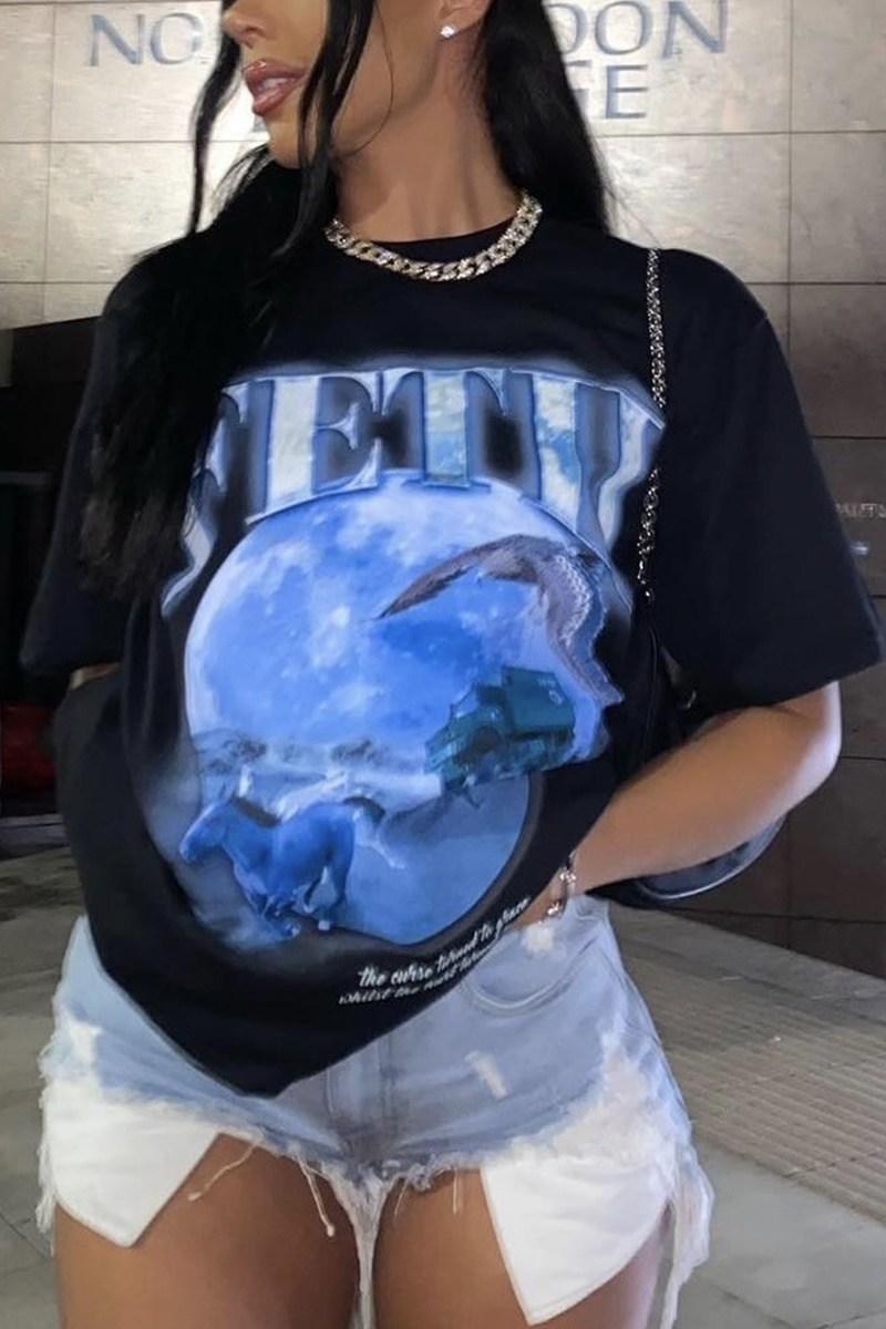 Graphic Print Short Sleeve T-Shirt