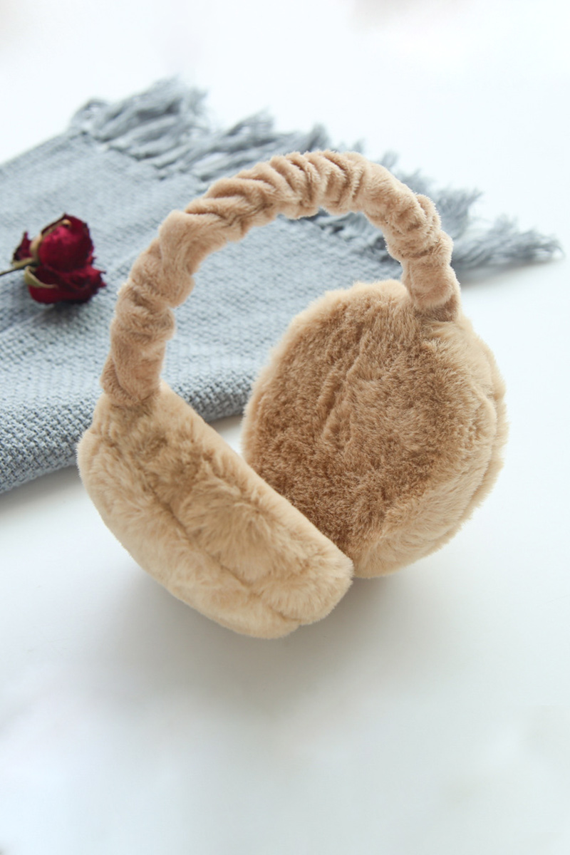Solid Fuzzy Earmuffs Flamingo Shop