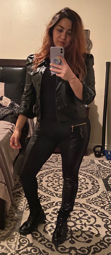 Faux Leather Pants | Flamingo Shop
